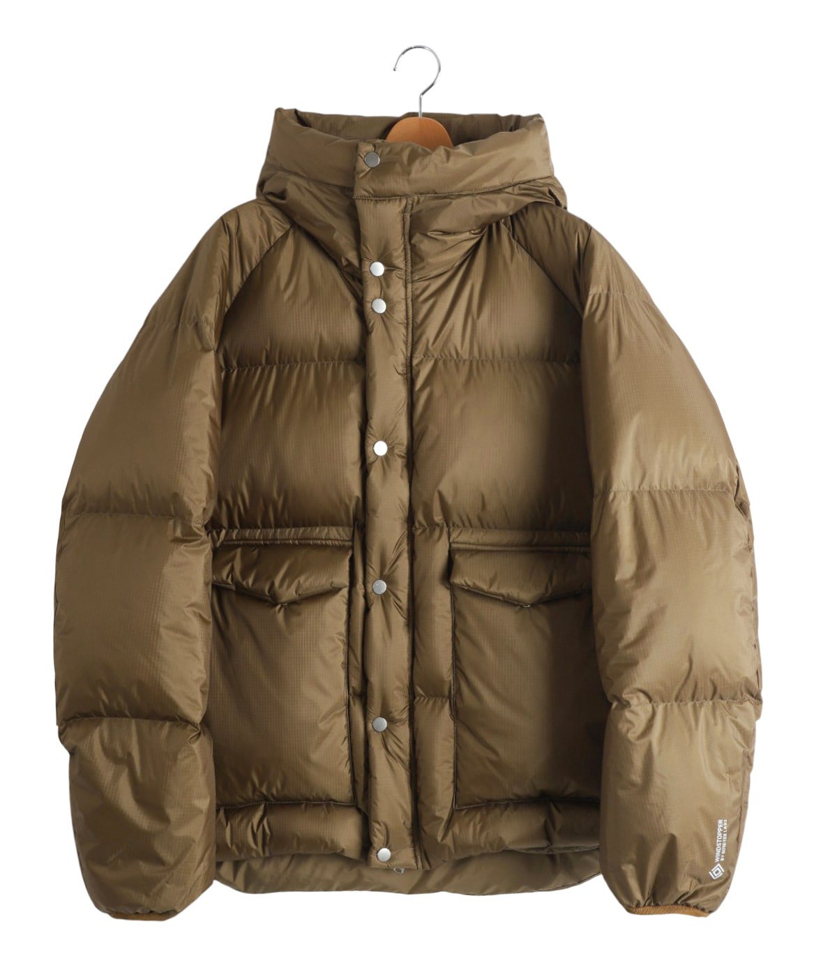 EXPLORER DOWN JACKET NYLON RIPSTOP WITH WINDSTOPPER 2L | nonnative
