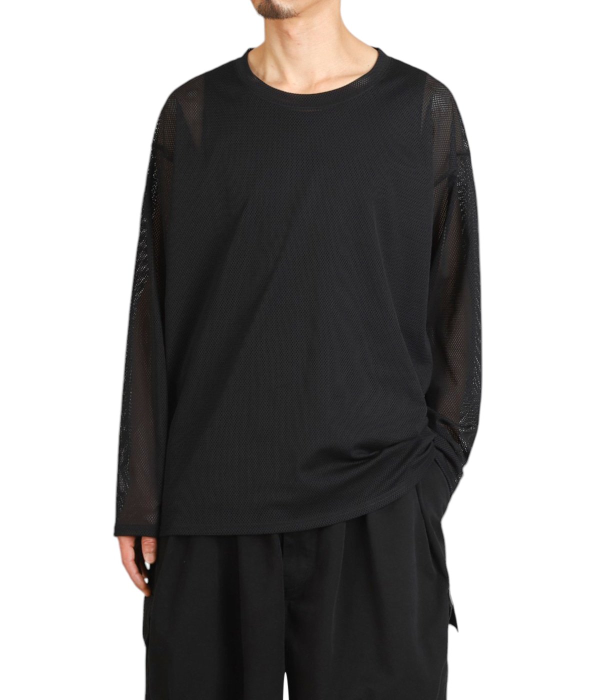 Crew Neck Shirt - Knit Mesh | South2 West8(サウスツーウエスト