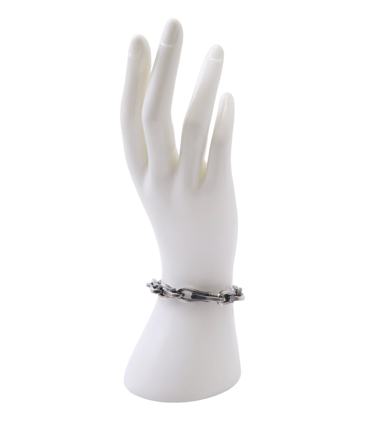 REFINE METAL CHAIN BRACELET L SV short×long hook:K18YG | hum(ハム