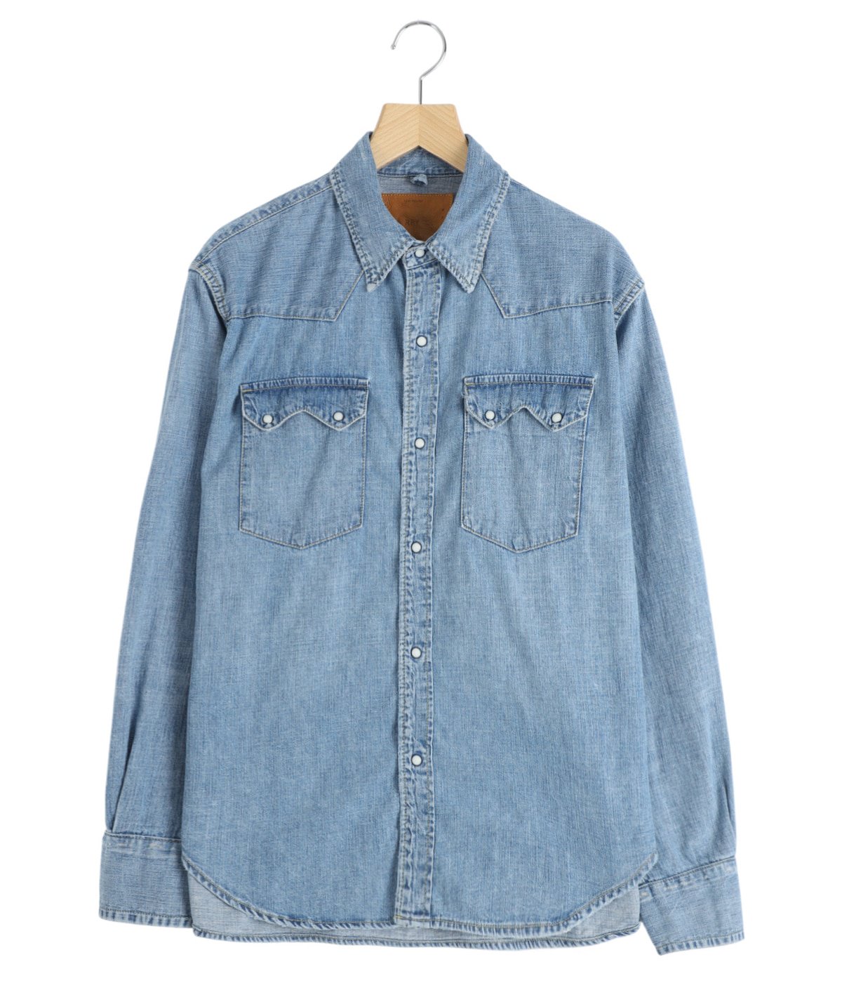 予約】8.5oz DENIM WESTERNSHIRT(ノコギリ型フラップ) | REMI RELIEF