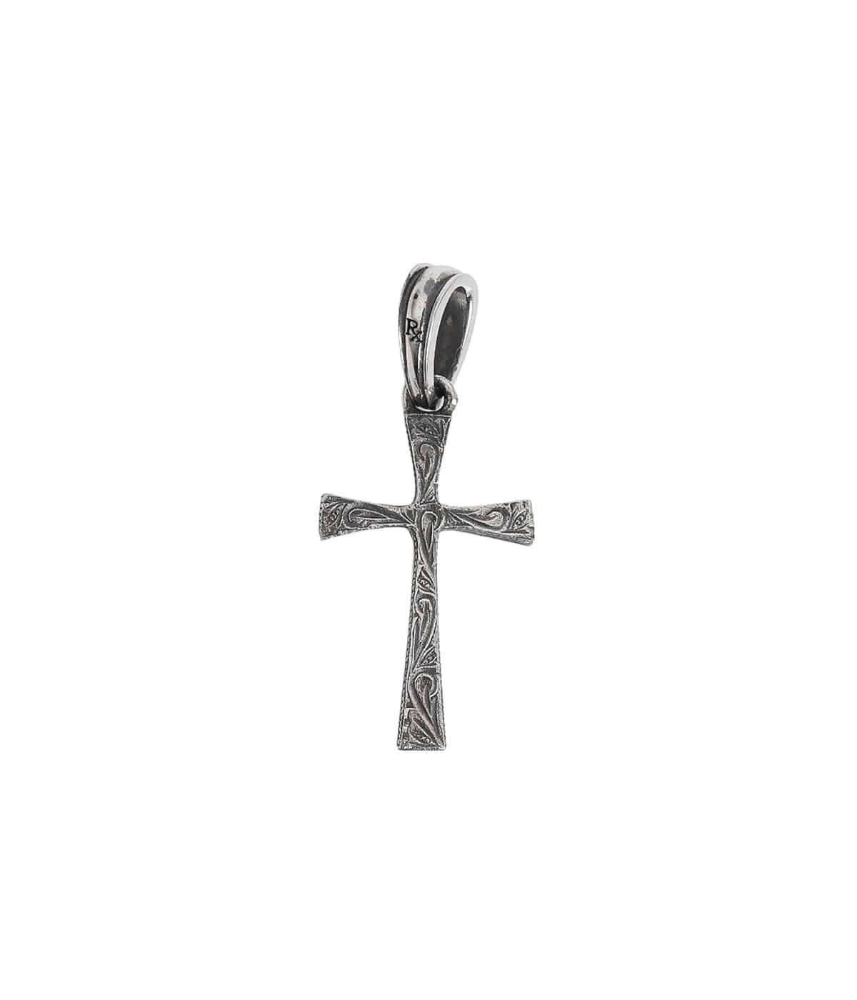 Engraved Tiny Cross Pendant | ANTIDOTE BUYERS CLUB(アンチドート
