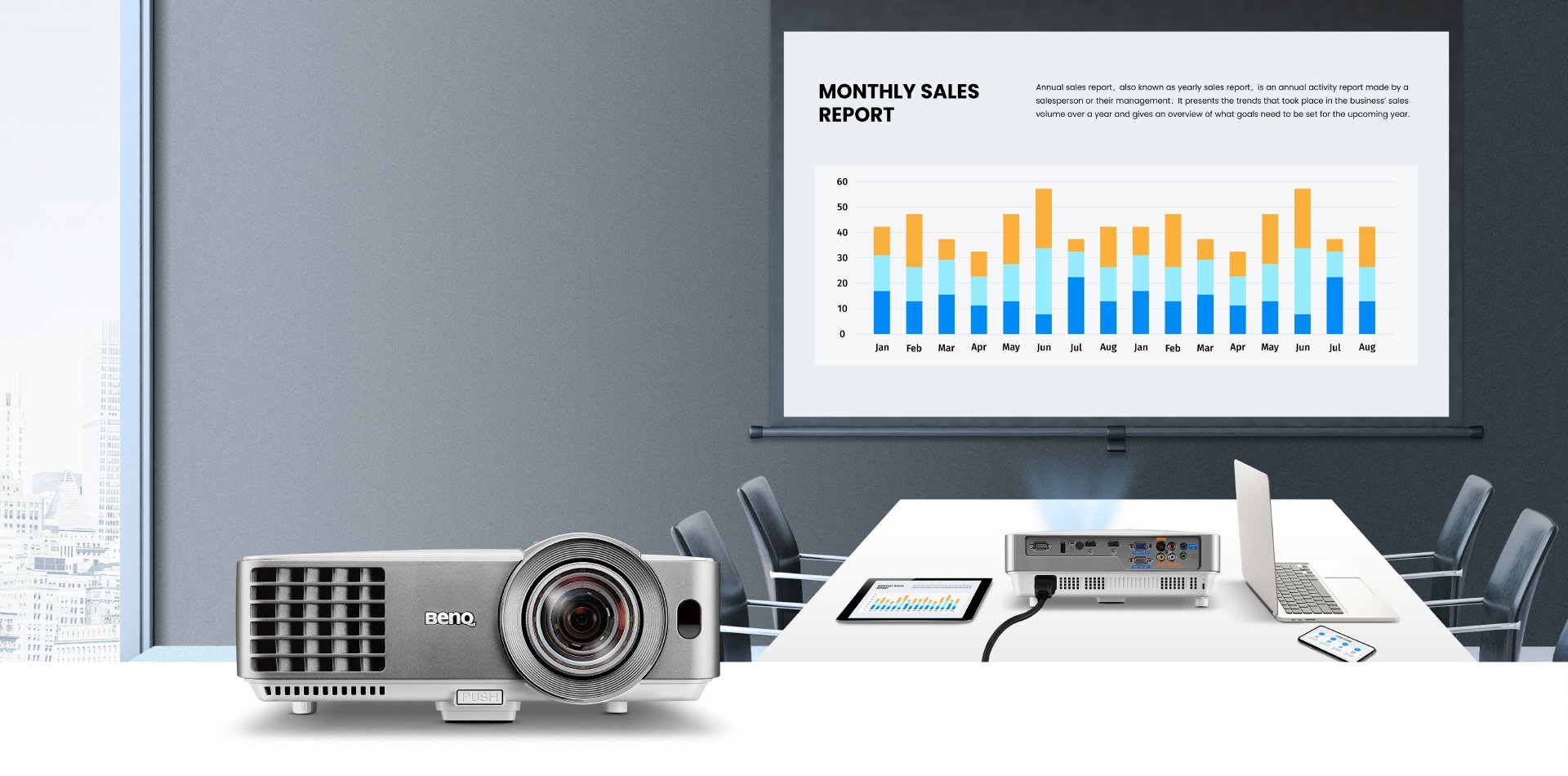 MW632ST | 3200AL WXGA Short Throw Wi-Fi Ready Business Projector