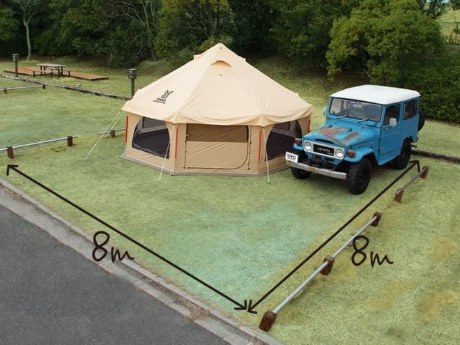 遊牧民気分が味わえる？－「タケノコテントミニ」、DODから [えん乗り]