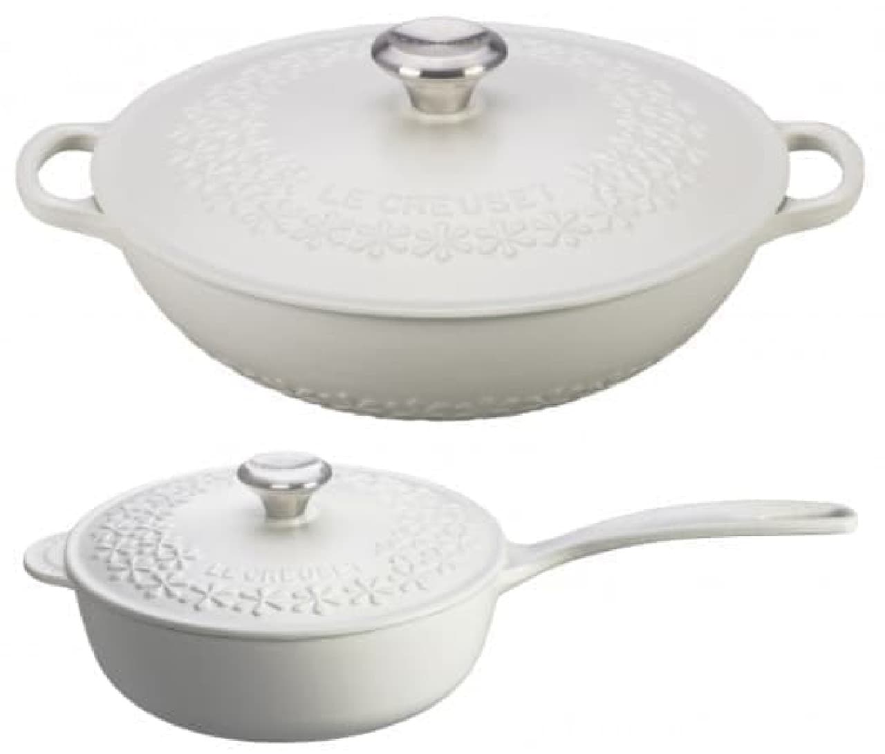 雪のような「ル・クルーゼ」でホワイトクリスマス♪“オールホワイト”の