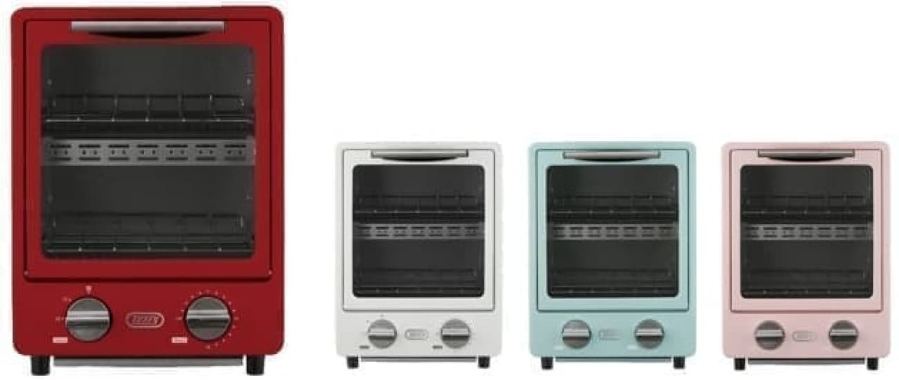 レトロな2段式「Toffyオーブントースター」に新色--上品で温かみある