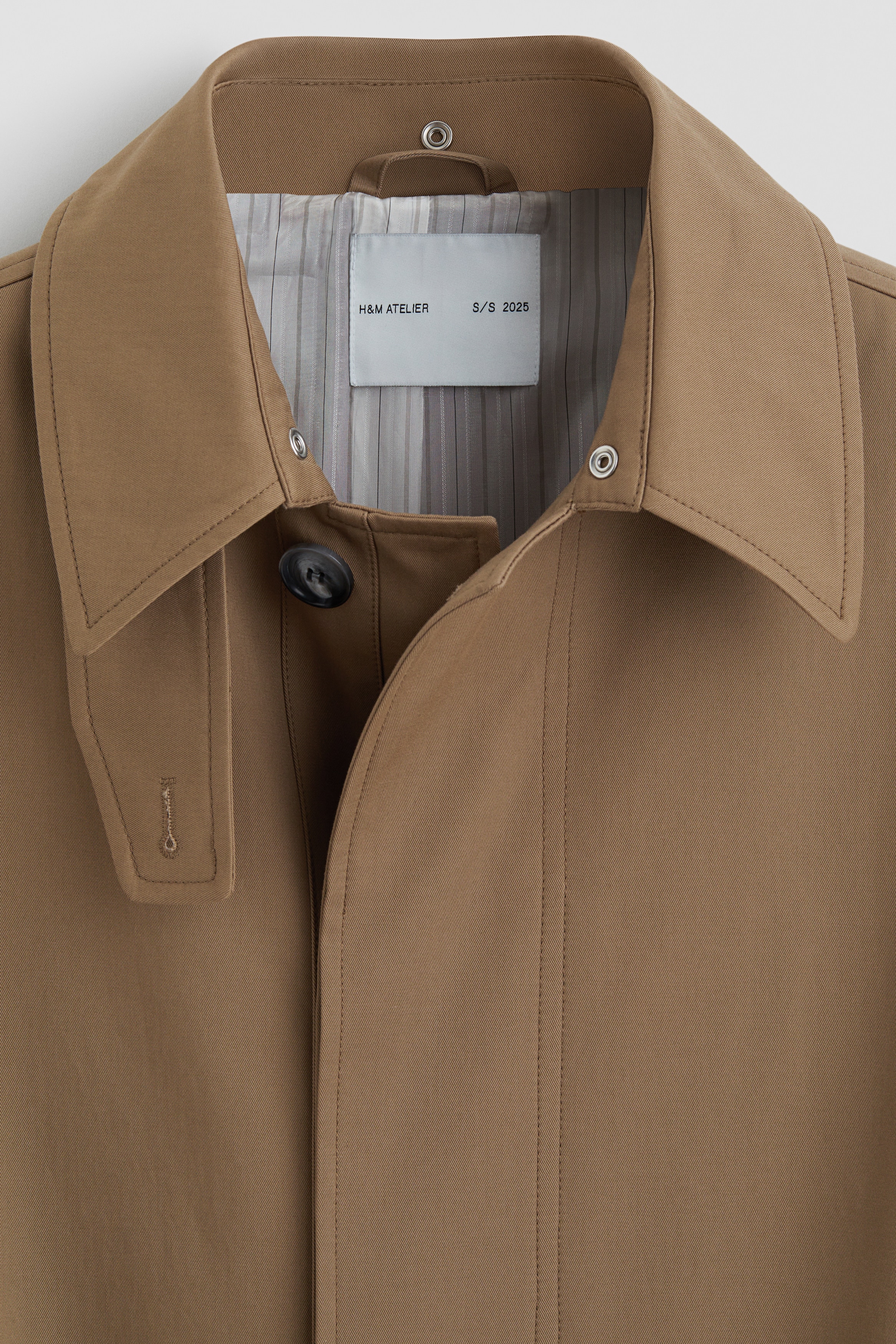 25SS ATELIER コットンマックスタイルコート ベージュ ロング コットン