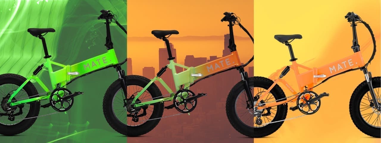 ファットタイヤを履いた電アシ「MATE X」にカラフルな新色が数量限定で
