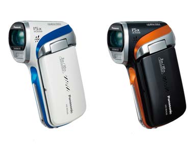 パナソニック、防水モデル「HX-WA20」などグリップスタイルビデオ3