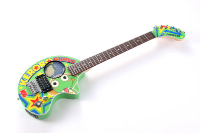 ケロロ軍曹とアフロ軍曹の「ZO-3ギター」、予約開始：今度はエレキ