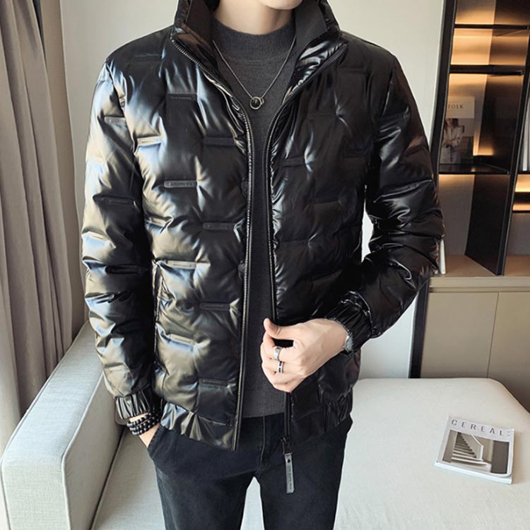 minana / M-5XL! ダウンジャケット メンズ 軽量 冬服 光沢 ダウン