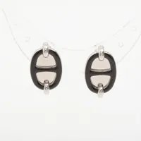 セリーヌ ノット SCA1224 フープピアス メタル シルバー A3408154