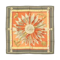 エルメス カレ90 Le Sacre des Saisons 四季の祭典 スカーフ シルク