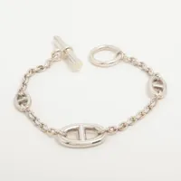 エルメス シェーヌダンクル ファランドール ブレスレット LG 925 26.1g