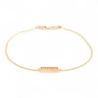 アガット ドリーミードリーミー ターコイズ ブレスレット K10(YG) 0.9g