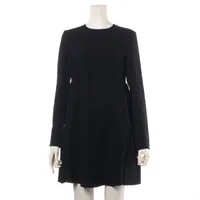 ヨーコチャン ポリエステル ワンピース 38 レディース ブラック YCD