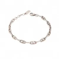 サンローラン アンカーチェーン ブレスレット GP シルバー A3971249