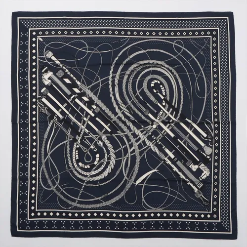 エルメス カレジェアン Fouets et Badines Bandana 鞭とグリップ