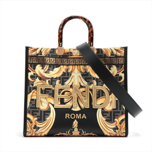 フェンディ×ヴェルサーチェ フェンダーチェ サンシャイン レザー 2WAY