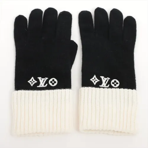 ルイ・ヴィトン ゴン LV ヘッドライン M77929 ウール 手袋 RN1213 S