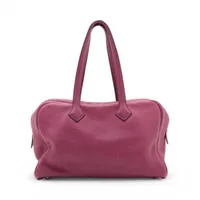 エルメス ヴィクトリア35 トリヨンクレマンス ゴールド シルバー金具