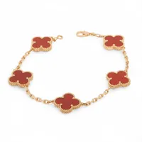 ヴァンクリーフ&アーペル ヴィンテージアルハンブラ 5P タイガーアイ