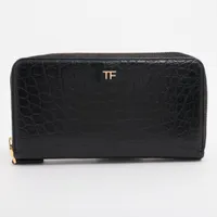 トムフォード クロコ型押し マネークリップ ブラック ABランクの買取