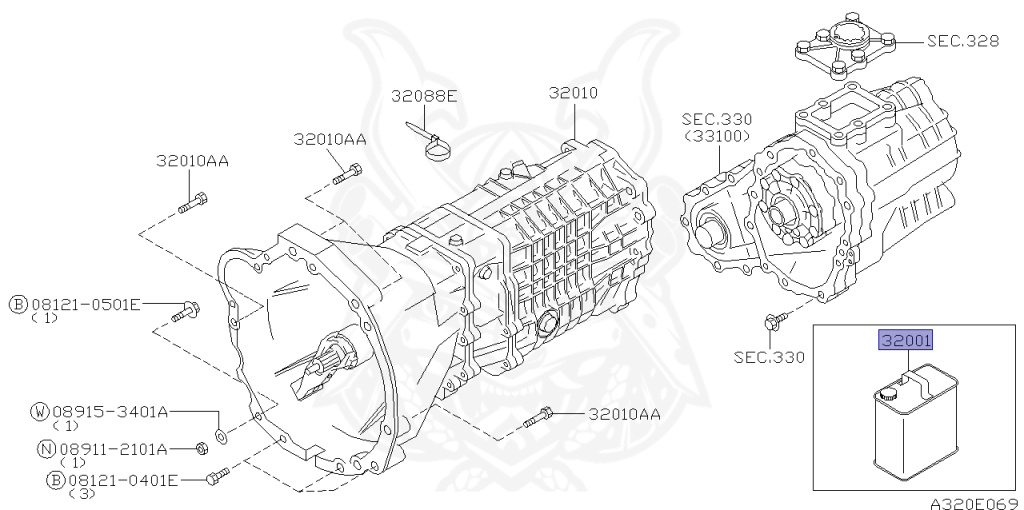 KLD40-00004 - Nissan - OIL, GEAR MANUAL TRANSMISSION - Nengun
