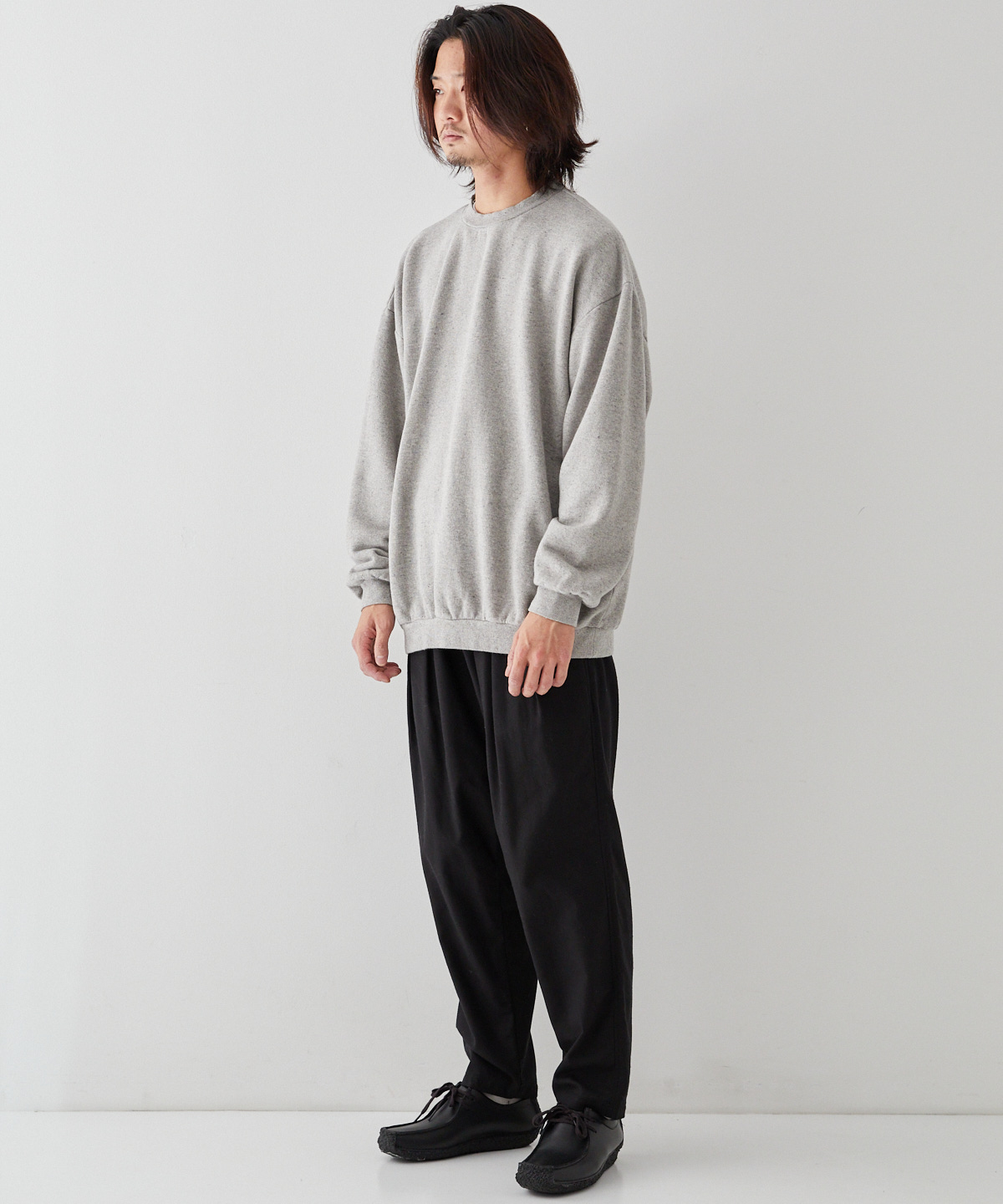 UpcycleLino] BASIC 裏毛ビッグスウェット｜nest Robe / CONFECT