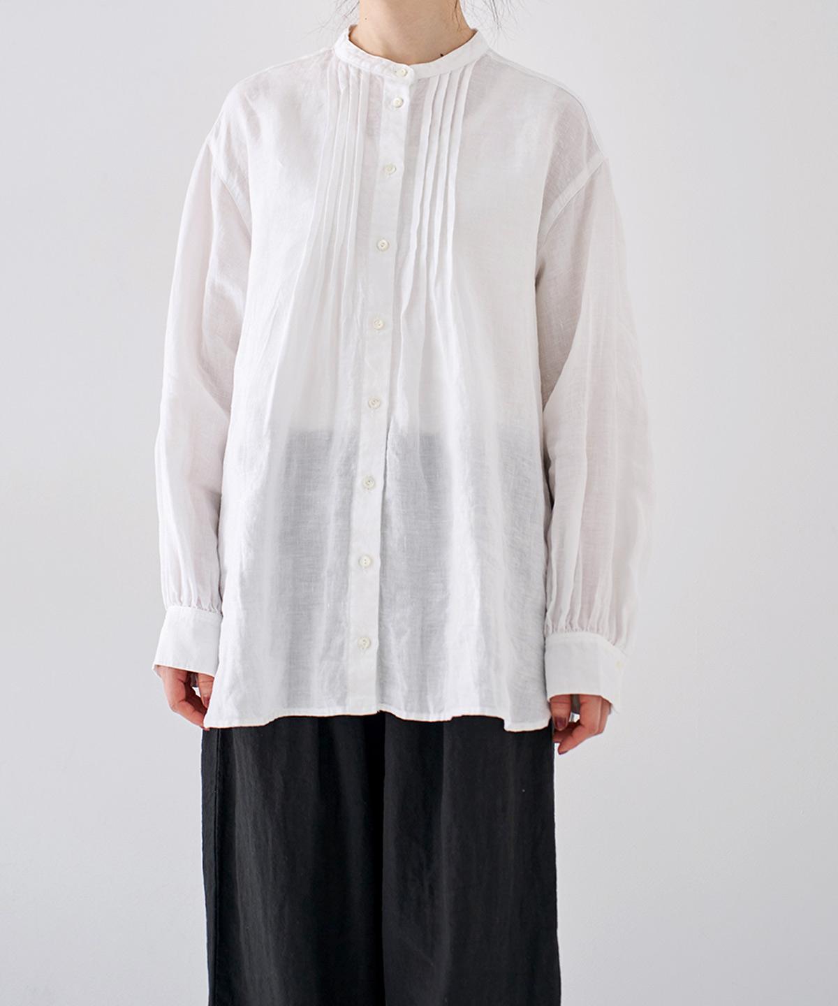 リネンピンタックシャツ｜nest Robe / CONFECT ONLINE SHOP