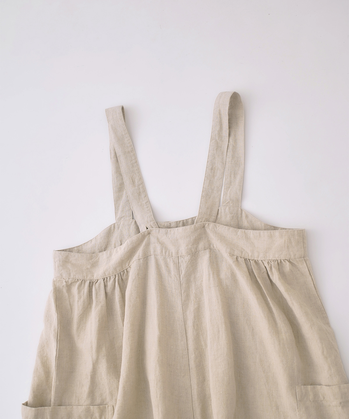 ブラックリネンワイドサロペット｜nest Robe / CONFECT ONLINE SHOP