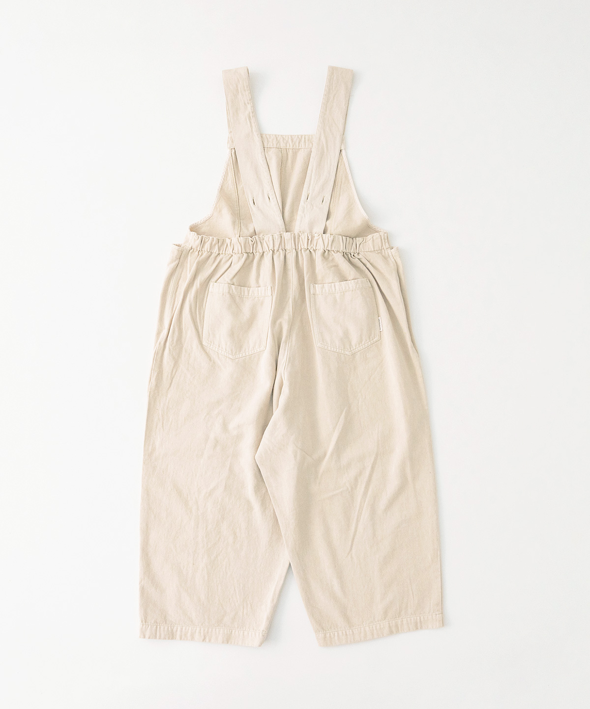 UpcycleLino] チノウォッシュカラーサロペット｜nest Robe / CONFECT