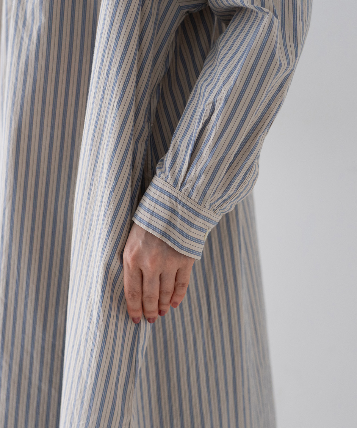 コットンストライププルオンワンピース｜nest Robe / CONFECT ONLINE SHOP