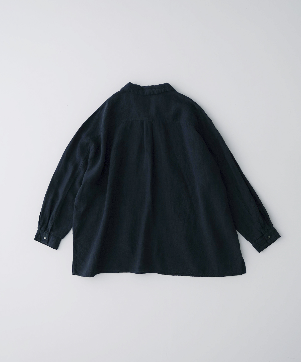 リネン近江晒しオープンカラーシャツ｜nest Robe / CONFECT ONLINE SHOP