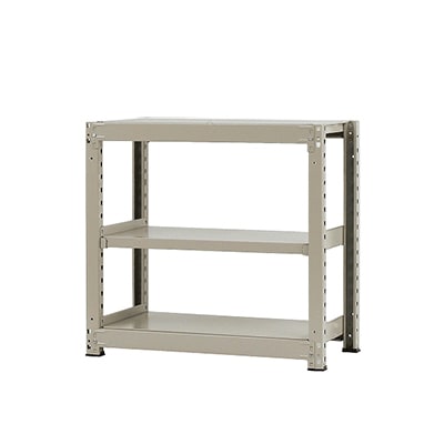 送料無料】 【本体】スチールラック 中量 500kg-単体 3段/幅900×奥行