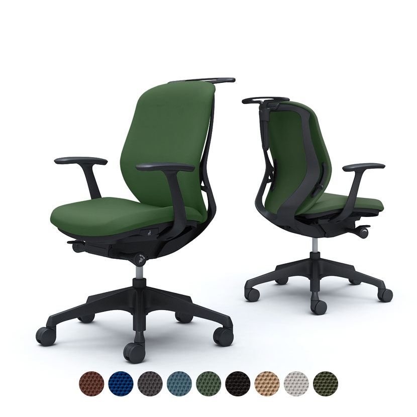 送料無料】 オカムラ シルフィー オフィスチェア 固定肘 ローバック