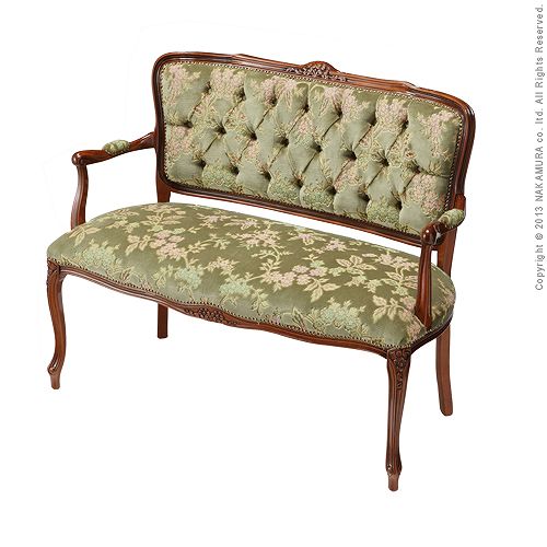 送料無料】 ヴェローナクラシック 金華山アームチェア(2人掛け