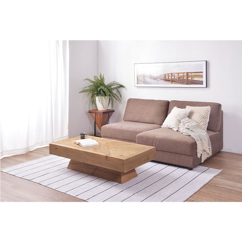 送料無料】 リビングテーブル 天然木 古材 センターテーブル WE-885の