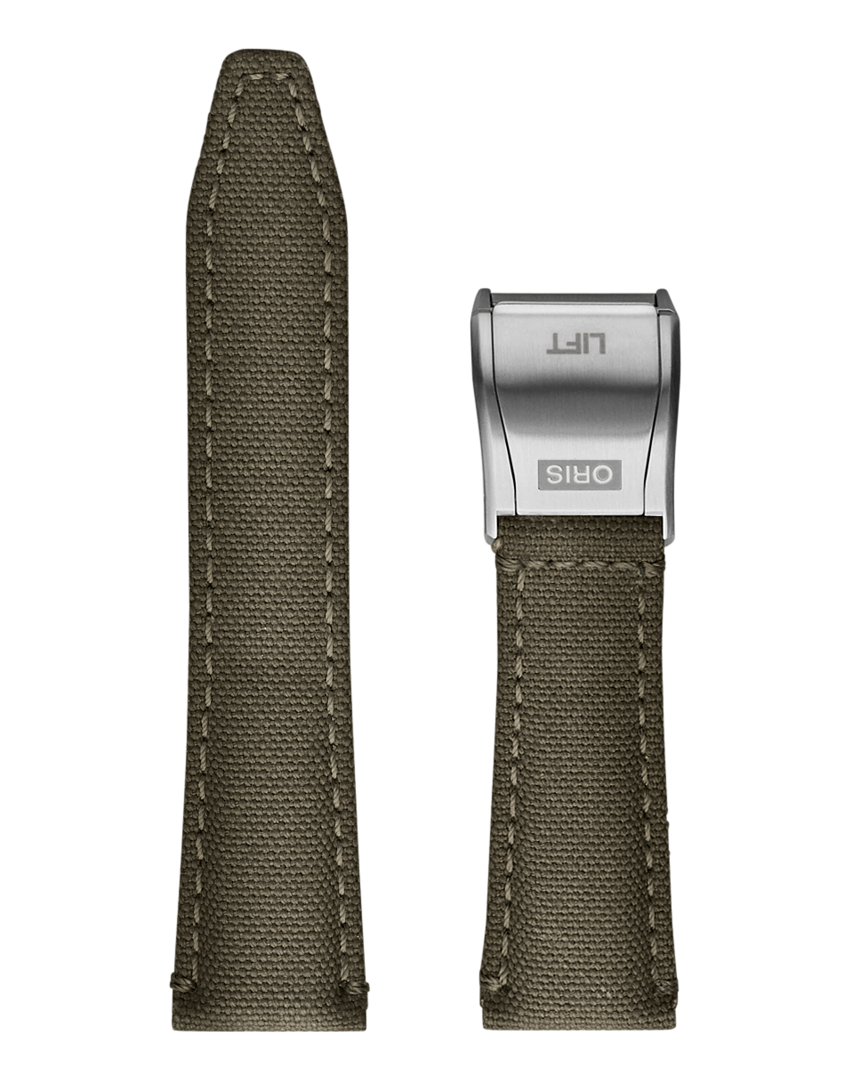 Textile strap olive - 07 3 22 02LC | Oris