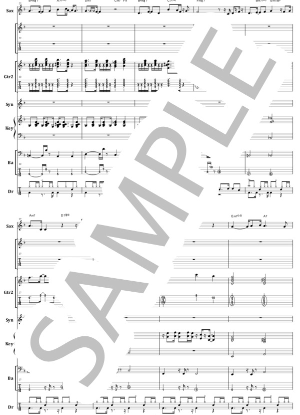 楽譜】ザ・スクエア / TAKARAJIMA バンド・スコア from68 / T-SQUARE