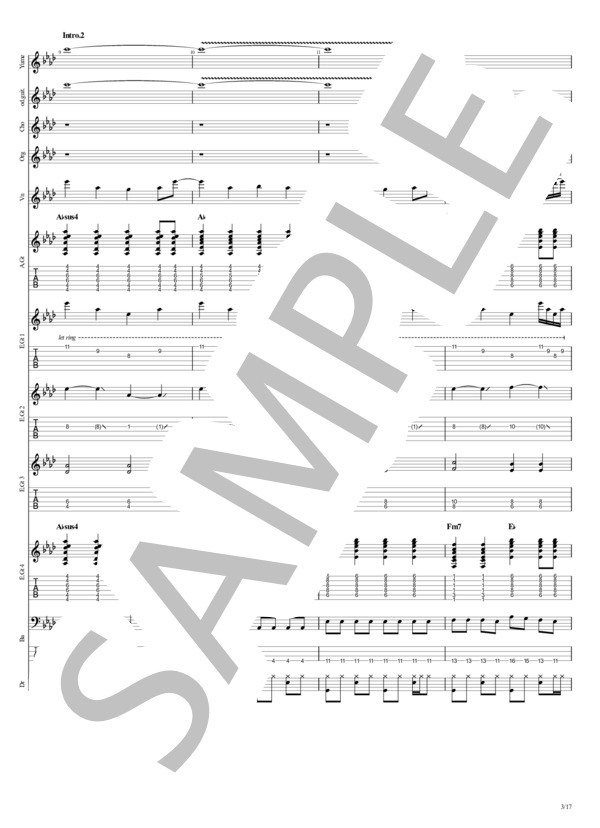 楽譜】スタートライン！ / AIKATSU☆STARS! (バンドスコア / 初〜中級