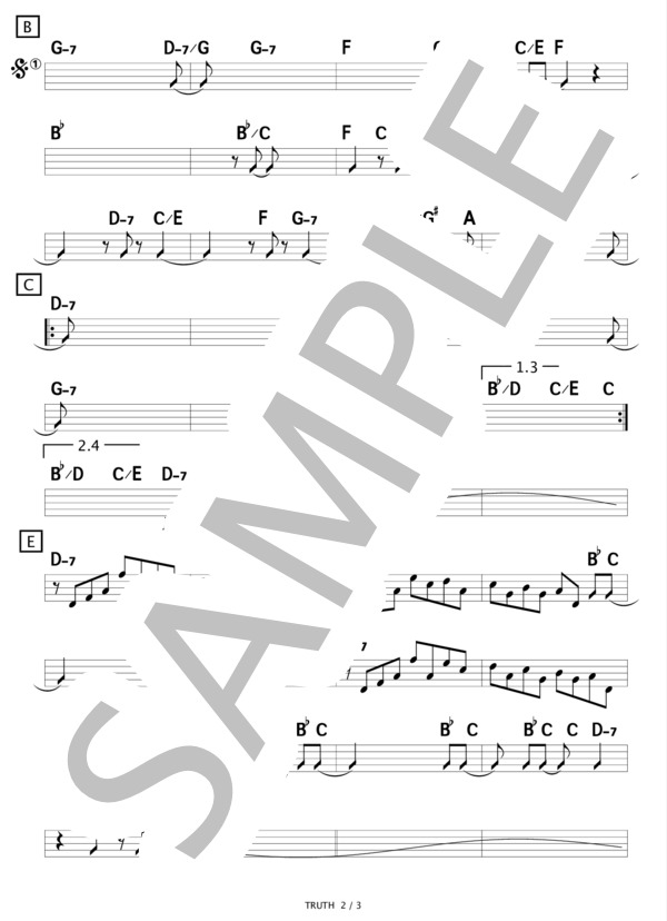 楽譜】TRUTH / T-SQUARE (バンドスコア / 上級) - Piascore 楽譜ストア