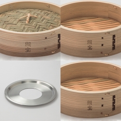 照宝杉上製せいろ二段 蒸し板セット24cm | 中華街 照宝
