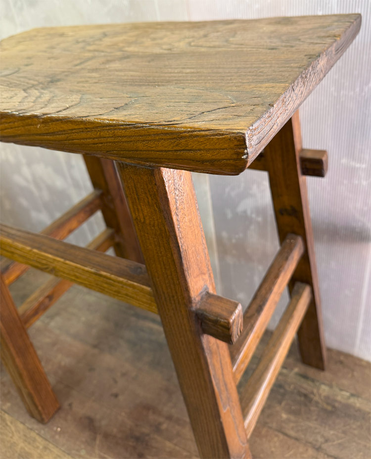 楽天市場】送料無料 古木家具 飾り台 H80cm W65cm 古材 台座 台