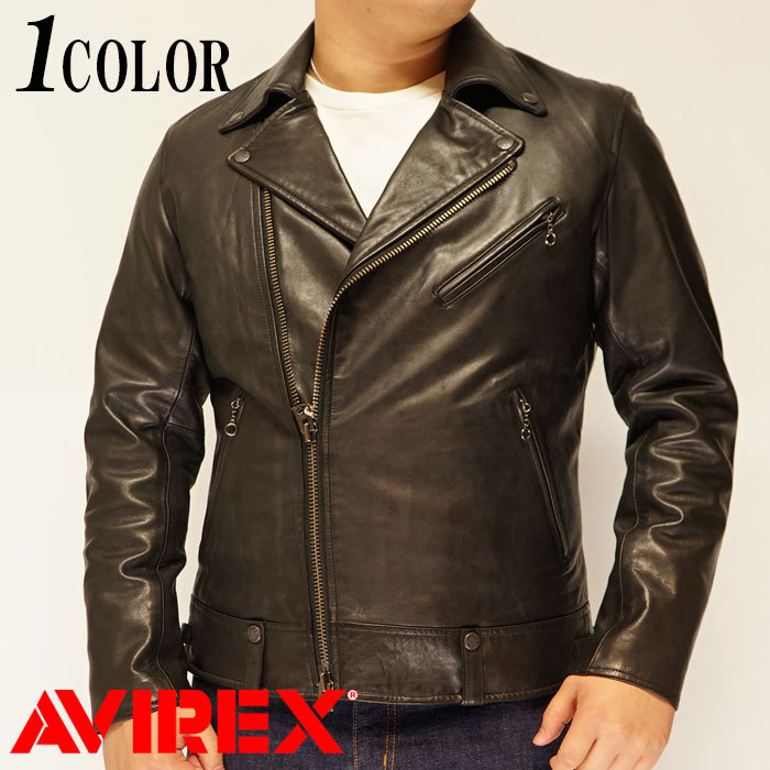 AVIREX アヴィレックス レザー ジャケット ダブル ライダース アウター