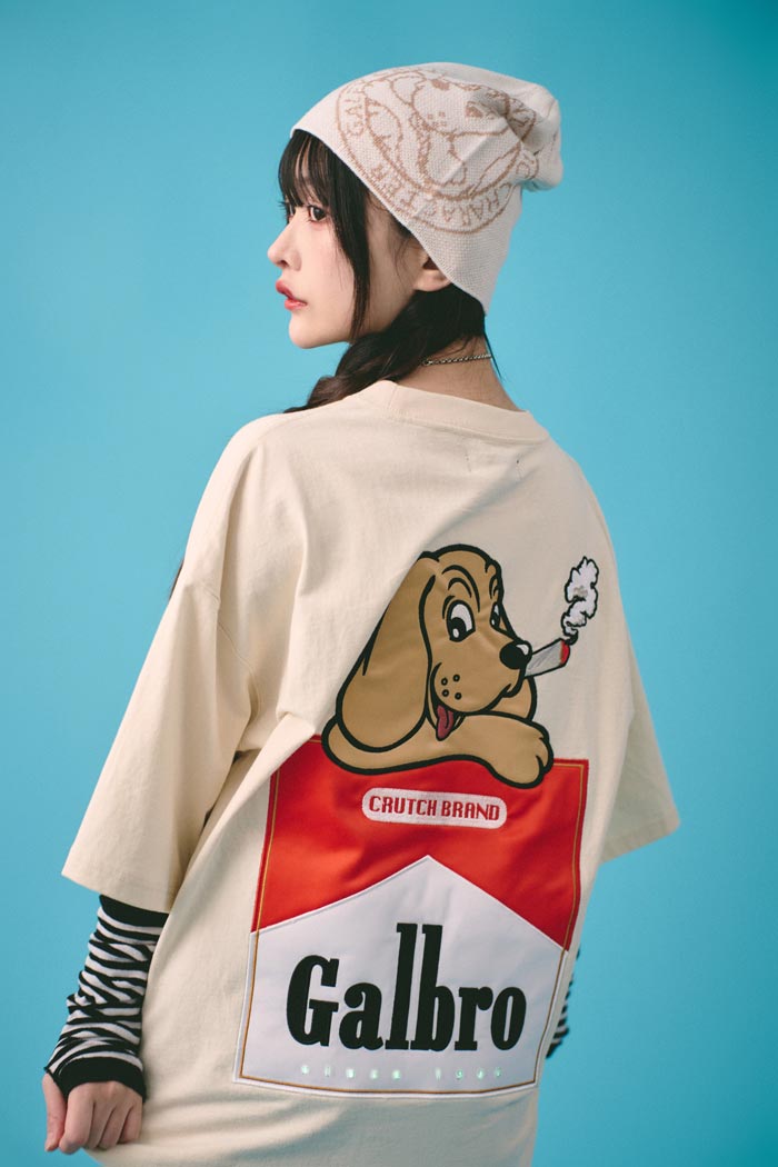 GALFY ガルフィー Tシャツ 半袖 メンズ レディース ドッグ 犬 タバコ