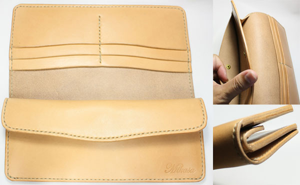 楽天市場】栃木レザー ロングウォレット 長財布 オーダーメイド 【送料