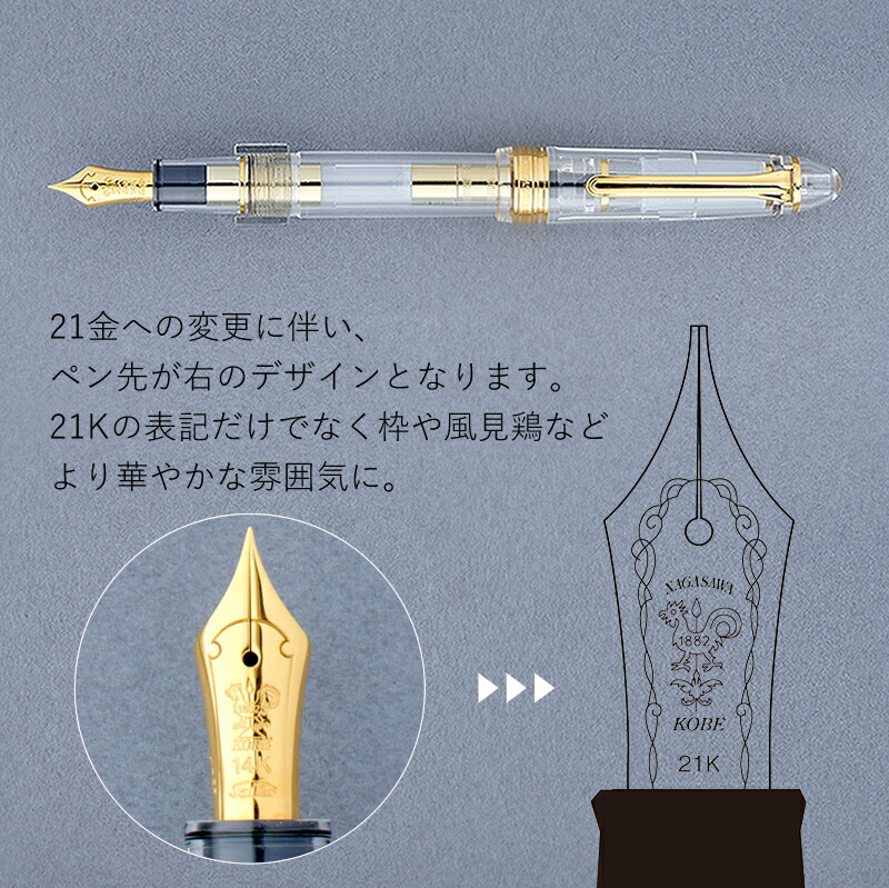 オンライン限定】NAGASAWA オリジナル万年筆 プロスケ21 セーラー