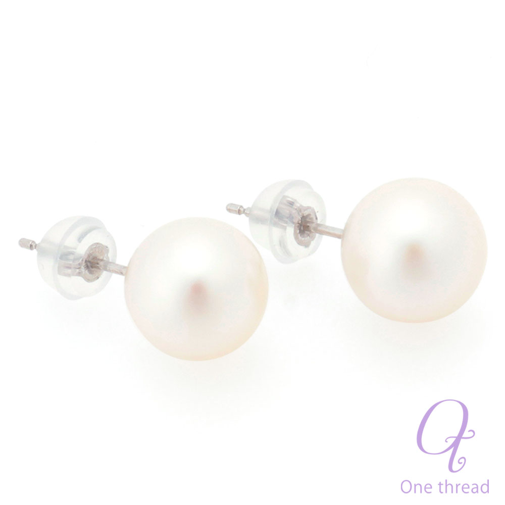 パール ピアス 真珠 プラチナ 8.5mm-9mm珠 あこや真珠 Pearl ピアス