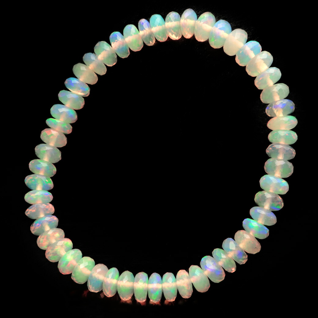 楽天市場】プレシャスオパール ブレスレット ボタンカット AAAAA