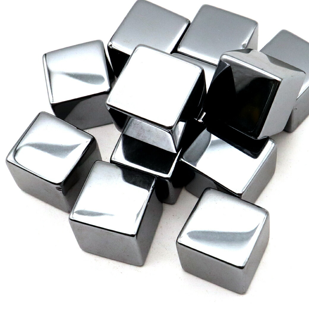 楽天市場】テラヘルツ鉱石 スクエア タンブル キューブ型 150g 材料